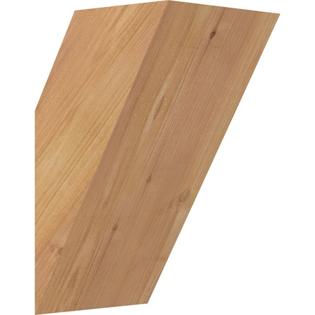 Ekena Millwork 5 1/2"W x 6"D x 10"H Traditional Smooth Knee Brace, Western Red Cedar BRC06X06X10TRA00SWR